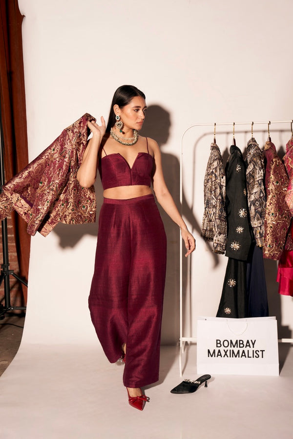 WINE BROCADE SET