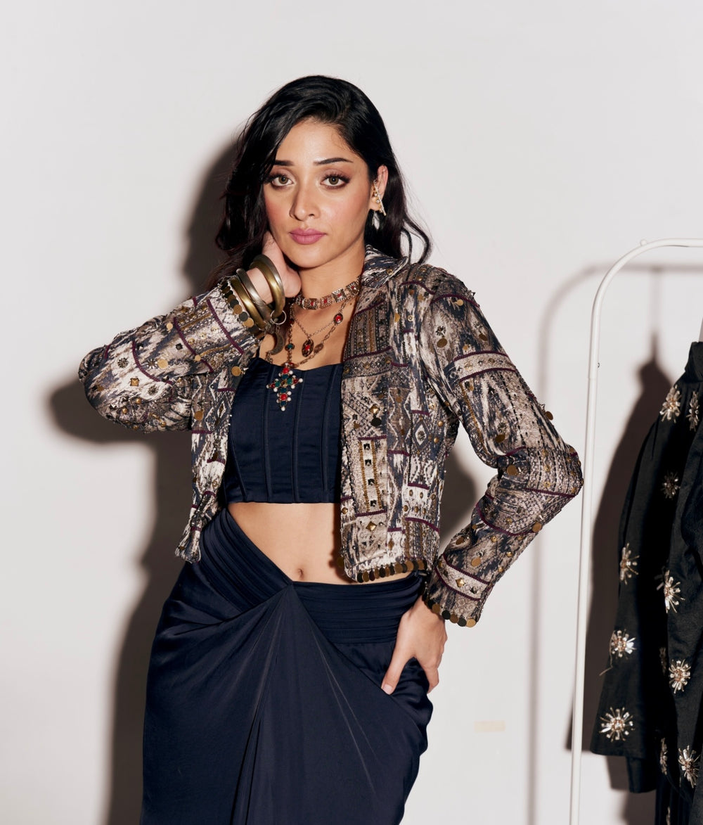 Azure Aztec Jacket