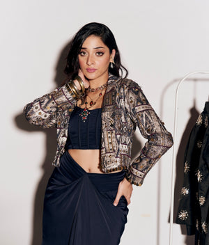 Azure Aztec Jacket