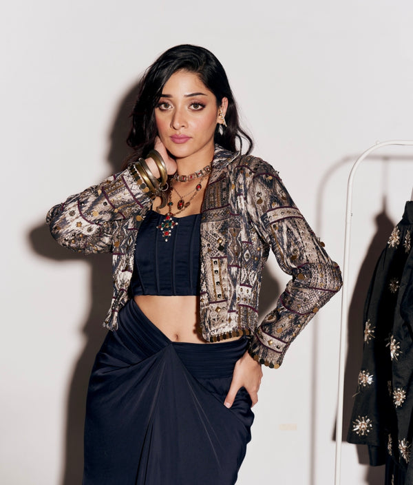 Azure Aztec Jacket