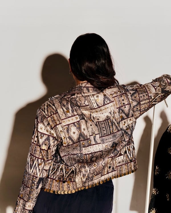 Azure Aztec Jacket