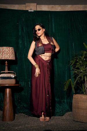 BURGUNDY SET