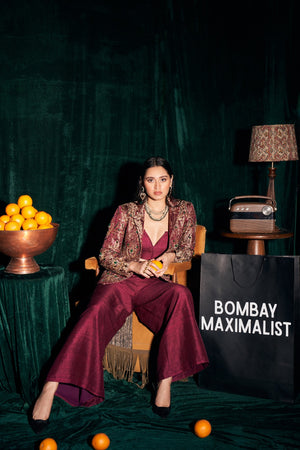 WINE BROCADE SET