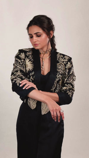 Vedika Pinto in the Noir Ember Set